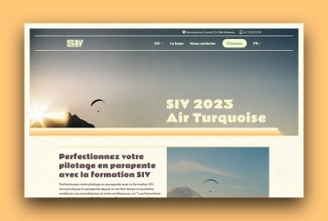 Image montrant la page d'accueil du site siv-at.pro